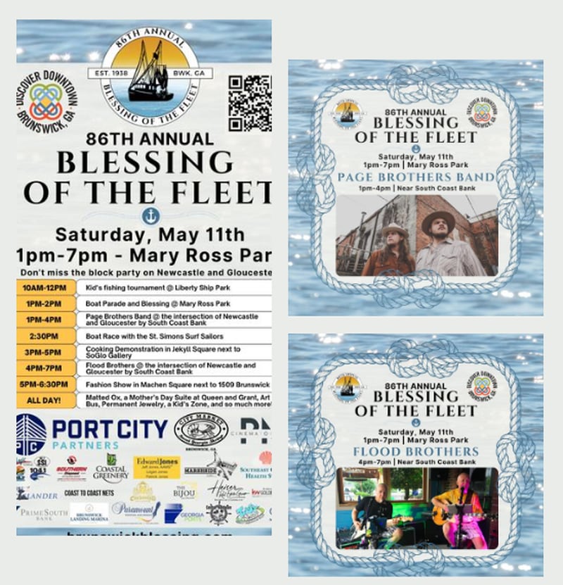 The 86th Annual Blessing Of The Fleet takes place in Brunswick on Sat., May 11.