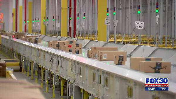 The journey of a Christmas gift: A look inside a Jacksonville Amazon fulfillment center