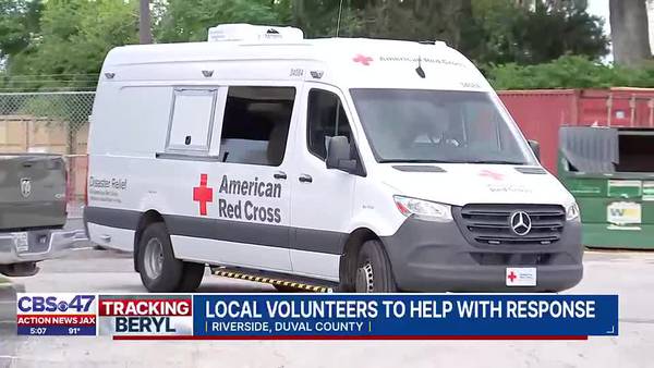 Local Red Cross volunteers deploying in Texas ahead of Beryl's expected landfall