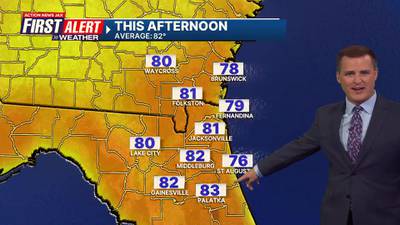 Another chilly morning ahead of a mild afternoon across Northeast Florida, Southeast Georgia