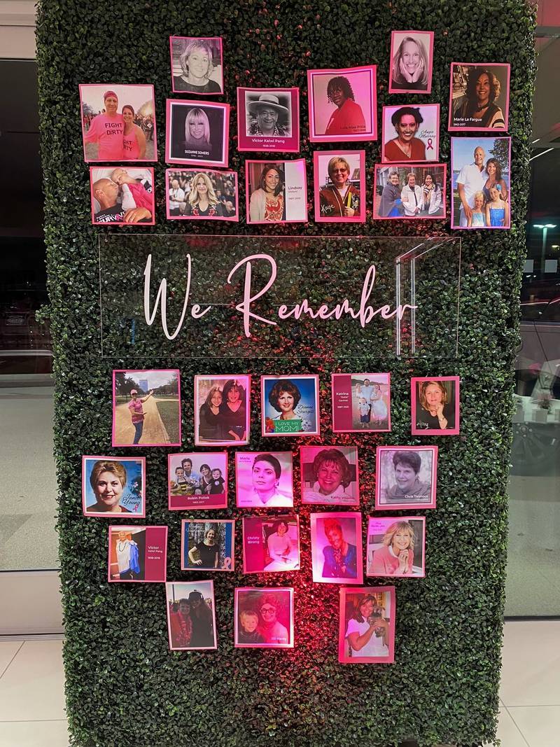 Loved ones sent in pictures to the Pink Ribbon Jax Facebook page to those lost to breast cancer.