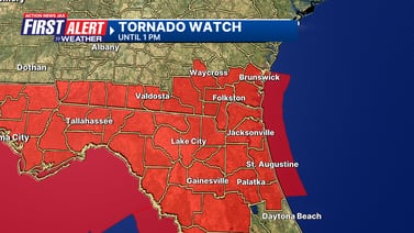 First Alert Weather Day: Tornado Watch in effect until 1 p.m.