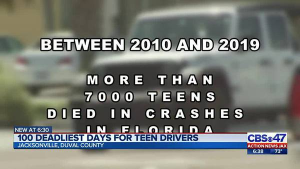 100 deadliest days for teen drivers