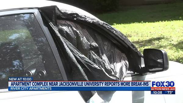 Apartment complex near Jacksonville University reports more break-ins