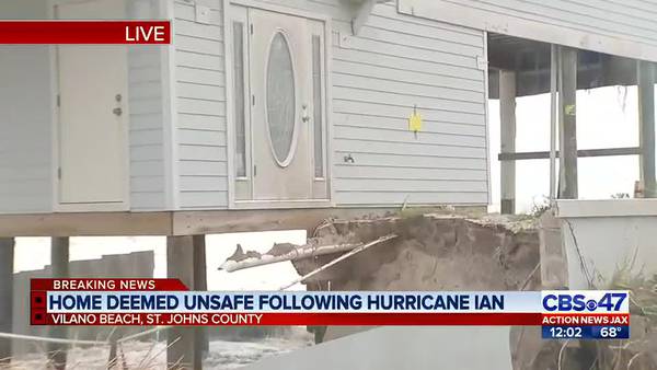 Home deemed unsafe following Hurricane Ian