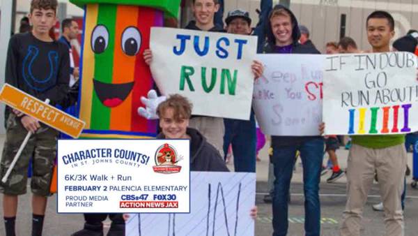 St. Johns County to host 7th annual CHARACTER COUNTS! 6 Pillars Run/Walk