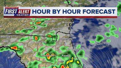 Active sea breeze this week means more heavy downpours