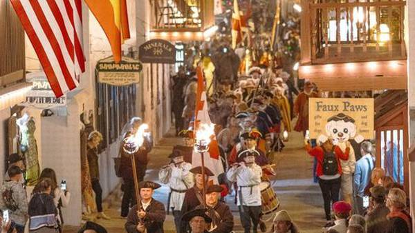 Feeling festive: Colonial night watch, torchlight parade and more holiday fun in St. Augustine