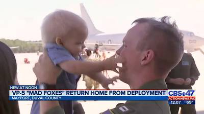 More than a dozen Navy sailors return to families after 6-month deployment