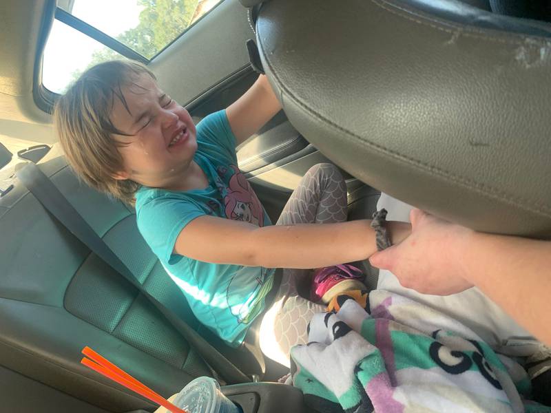 Just last Friday, Kylee Liles, who had taken her daughter to Walmart to pick out a toy after a school field trip in Palatka, said her daughter had almost the exact same experience after touching a stuffed animal.