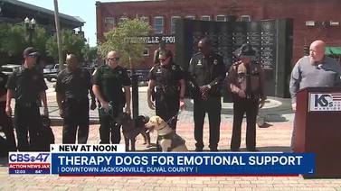 Local first responders highlight how therapy dogs from K9s For Warriors ease line-of-duty stress