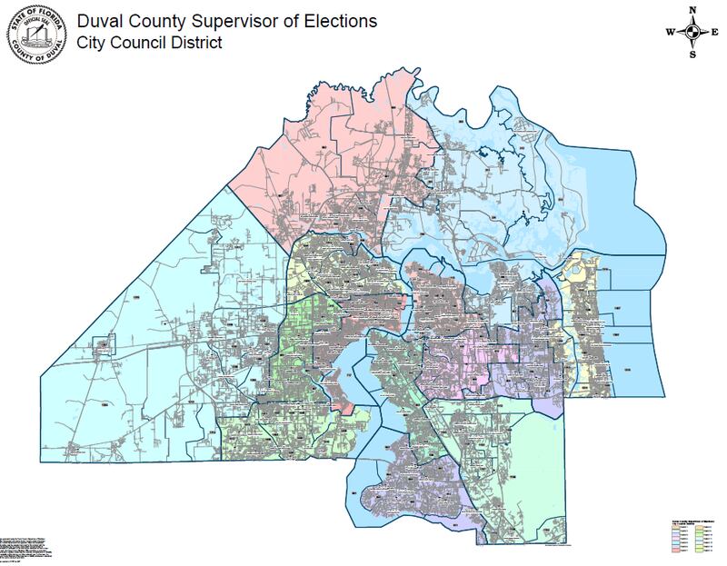 City council county wide with polling locations.