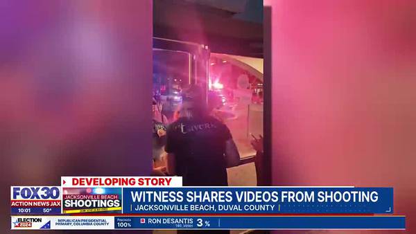 New video from eyewitness released showing closer look at Jacksonville Beach shooting
