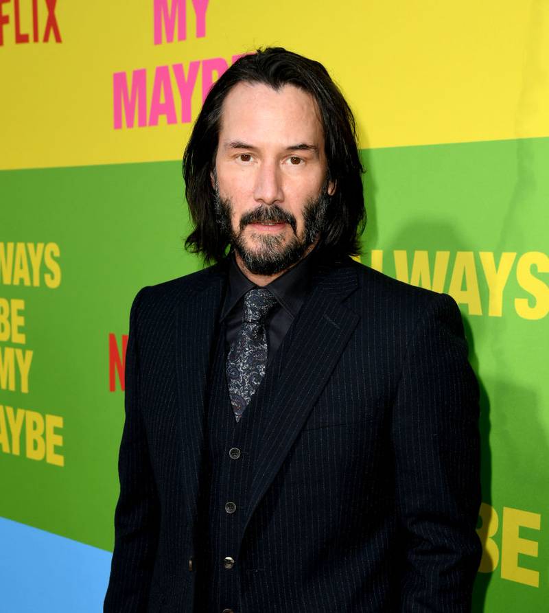 WESTWOOD, CALIFORNIA - MAY 22: Keanu Reeves arrives at the premiere of Netflix's "Always Be My Maybe" at the Regency Village Theatre on May 22, 2019 in Westwood, California. (Photo by Kevin Winter/Getty Images)