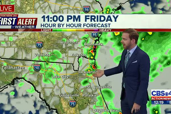 First Alert Forecast: Friday, August 12 - Noon