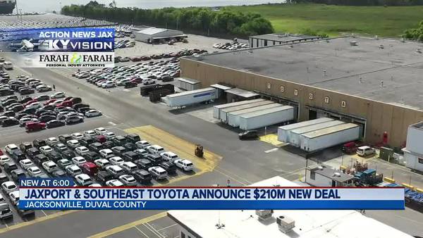 Southeast Toyota, JAXPORT announce $210M agreement to relocate and expand operations
