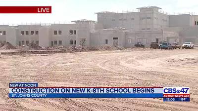 A new K-8 school in St. Johns County expected to help overcrowding