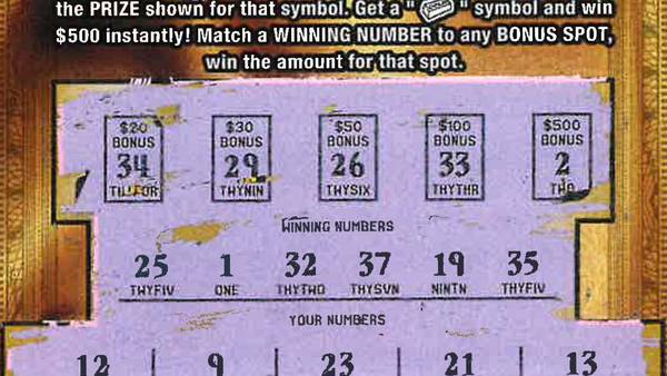 Jacksonville man wins $1 million playing scratch-off game 