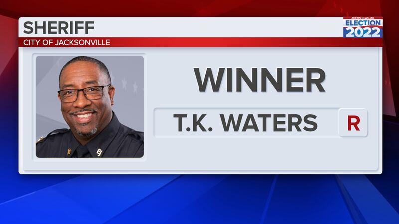 TK Waters wins race to become Jacksonville's next sheriff.