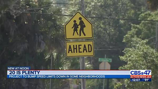 ‘20 is plenty’: Jacksonville leaders discuss how to lower neighborhood speed limits to 20 mph