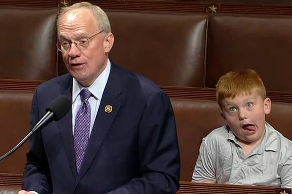 What a guy: Rep. John Rose’s 6-year-old son steals show on House floor