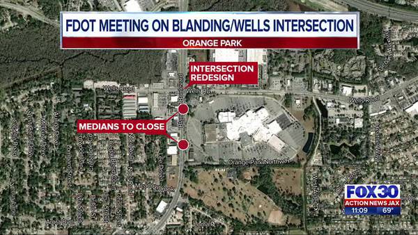 FDOT invites public to discuss changes to Blanding Boulevard and Wells Road intersection