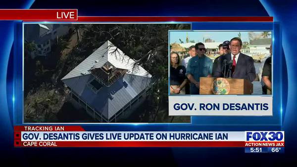 Gov. DeSantis gives live update on Hurricane Ian