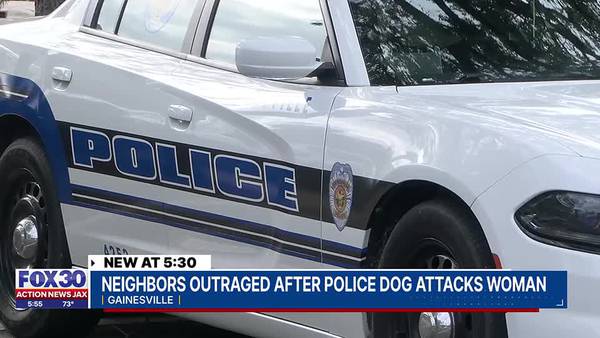 Neighbors outraged after police dog attacks woman