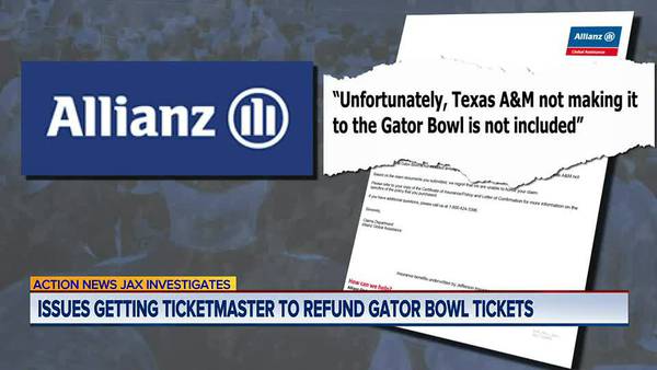 INVESTIGATES: Issues getting Ticketmaster to refund Gator Bowl tickets