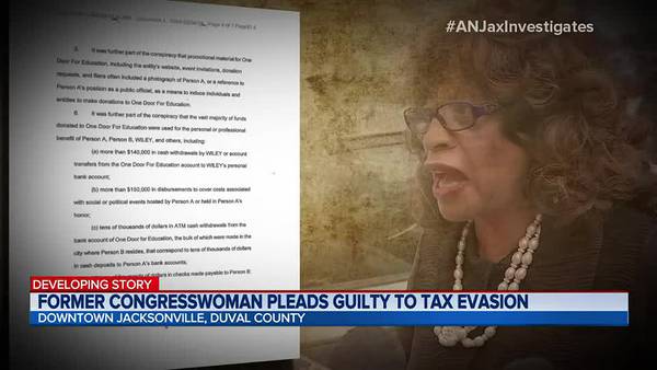 Former congresswoman pleads guilty to tax evasion