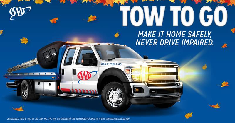Don’t Drive Impaired; Call (855) 2-TOW-2-GO for a Safe Ride