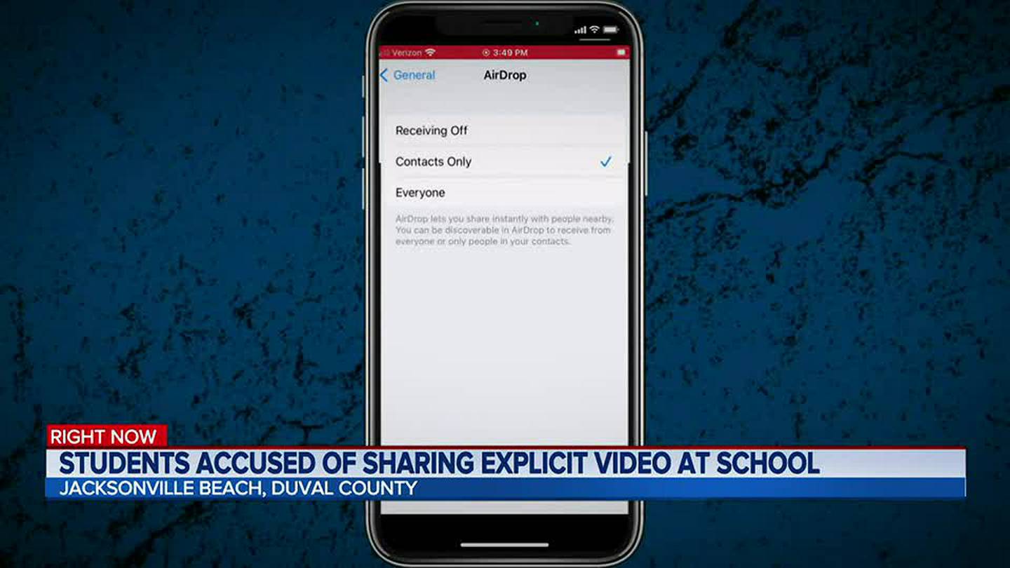 Sexvedoies - Video of students having sex AirDropped to students at Duval County middle  school â€“ Action News Jax