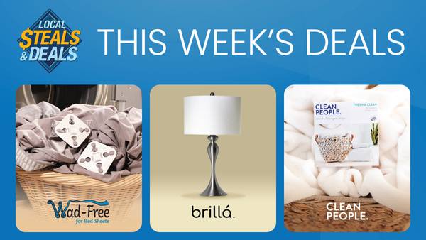 Local Steals & Deals: Freshen up your home with Clean People, Wad Free, and Brilla Lamp