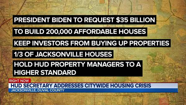 HUD Secretary visits Jacksonville amid city’s housing crisis