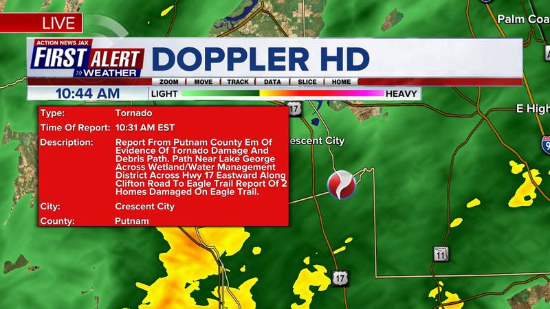 Tornado confirmed in Putnam County, 3/12/22