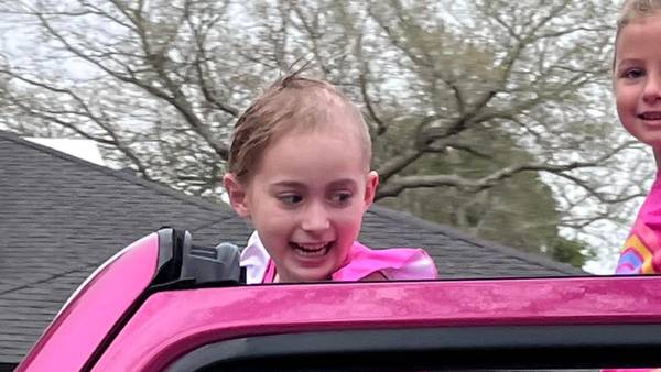 WATCH: 6-year-old’s dream of hot pink Jeep granted after cancer returns 
