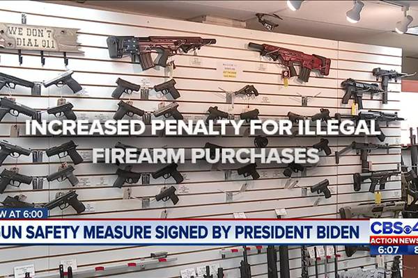 Gun safety measure signed by President Biden