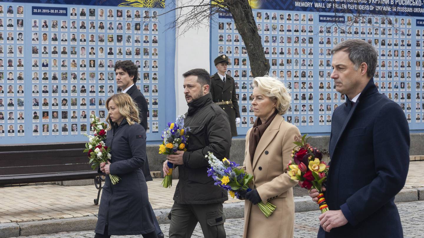 Zelenskyy hosts Western leaders in Kyiv as Ukraine marks 2 years since Russia's full-scale invasion