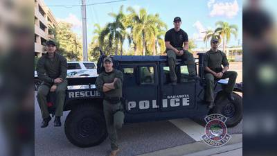 Sarasota police answer 'hot cop' photo challenge with pic of their own