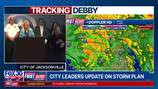 Jacksonville mayor, city officials give update on Tropical Storm Debby