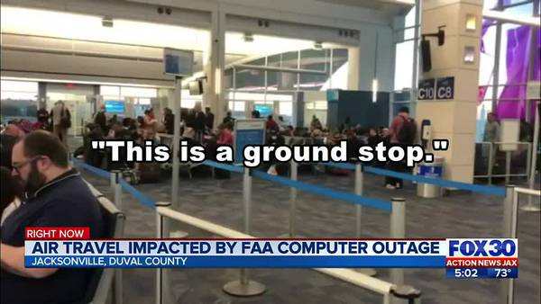 Frustrated passengers experiencing delays and cancellations at JIA after nationwide grounding