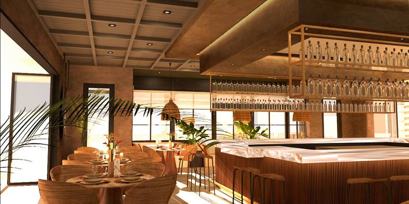 The restaurant at the new development will be coastal Mexican and include outdoor dining on the second floor.