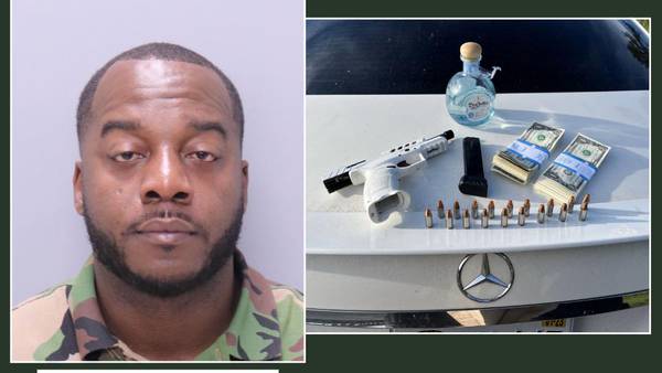 Tequila, pistol, ammo, cash found in man’s car during DUI arrest, St. Johns deputies say