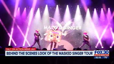 ANJ’s Chandler Morgan stars as local celebrity guest in Masked Singer tour