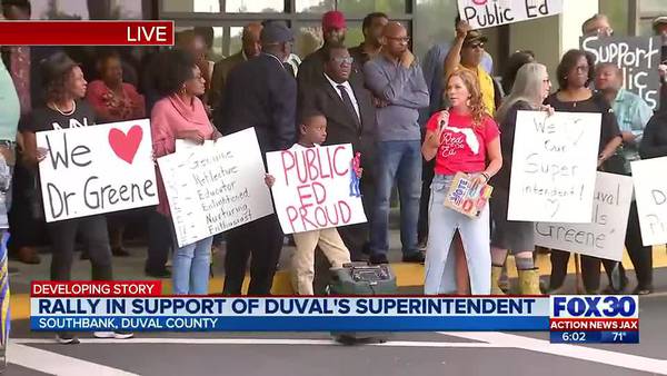 ‘We support Superintendent Greene:’ Rally to support Duval schools leader to kick off
