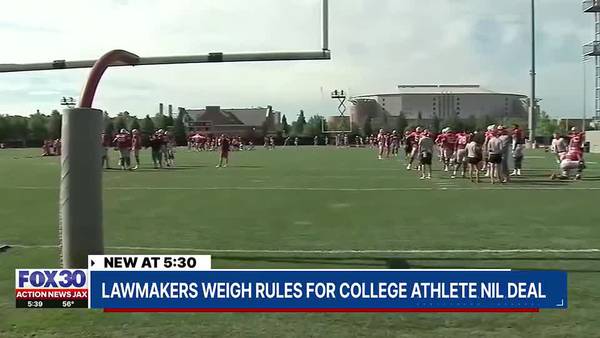 Lawmakers weigh national rules for college athlete NIL deals