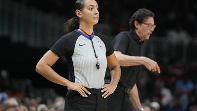 Moyer-Gleich picked for NBA playoff officiating roster, 1st woman in that role since 2012