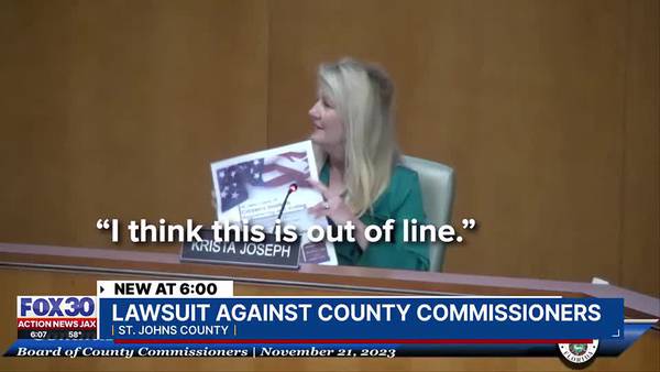 St. Johns County commissioners respond to federal lawsuit against the board