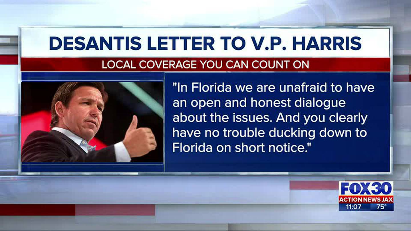 Gov Desantis Invites Vp Harris To Florida To Discuss States New African American History 6111