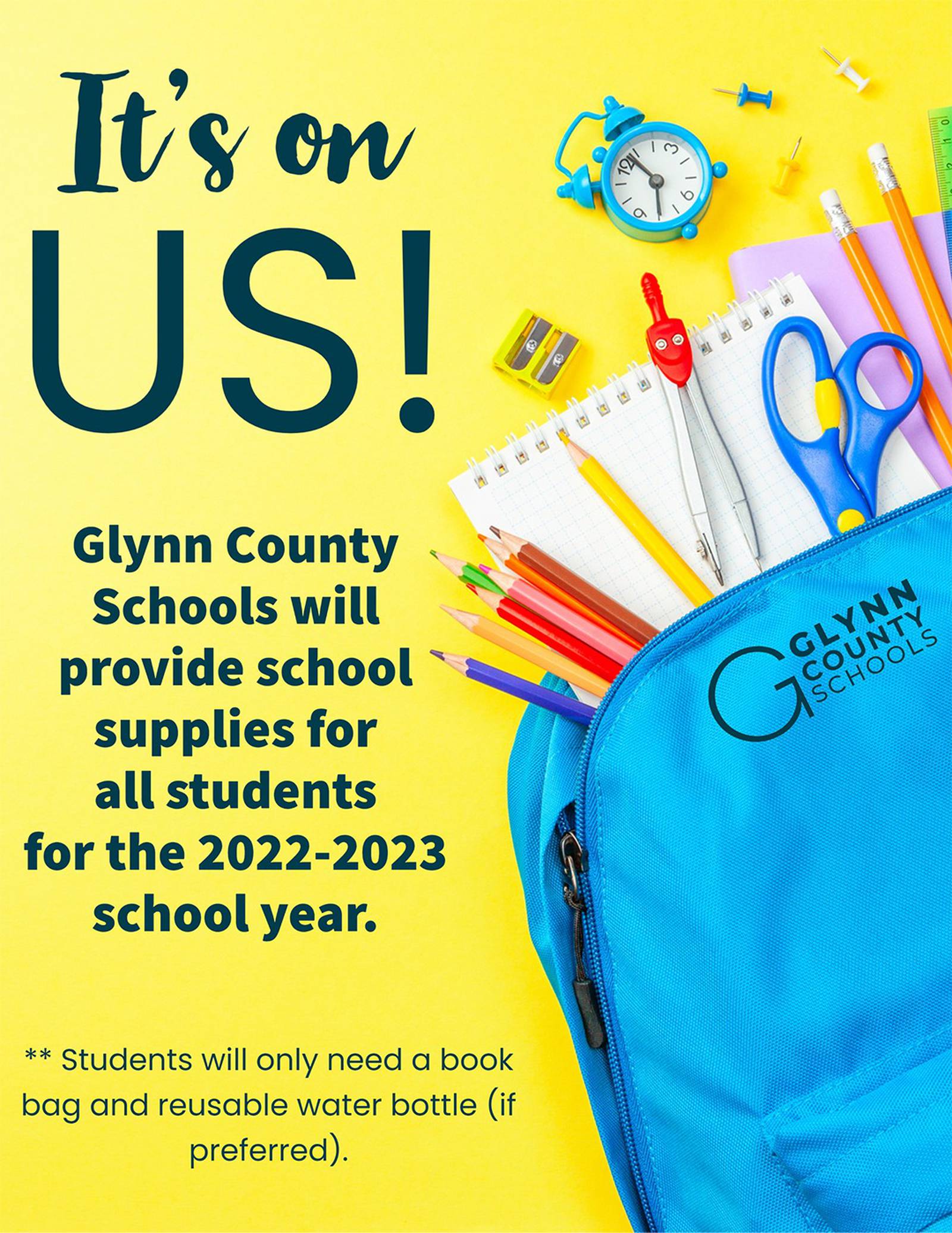 Glynn County schools providing supplies for students in 2022-2023